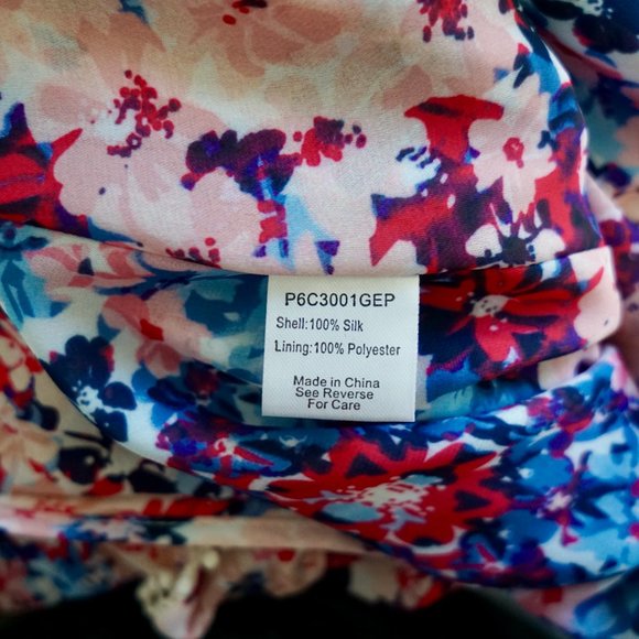 Parker 100% Silk Catamaran Romper Size S - Picture 12 of 12